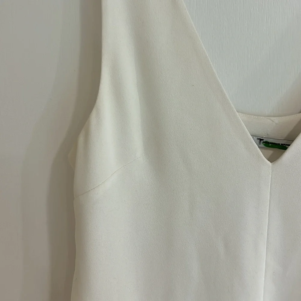 Beautiful Alexander Wang white strappy wide leg jumpsuit medium 6
